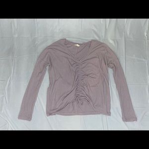Aeropostale⭐️ Purple long sleeved cinched top